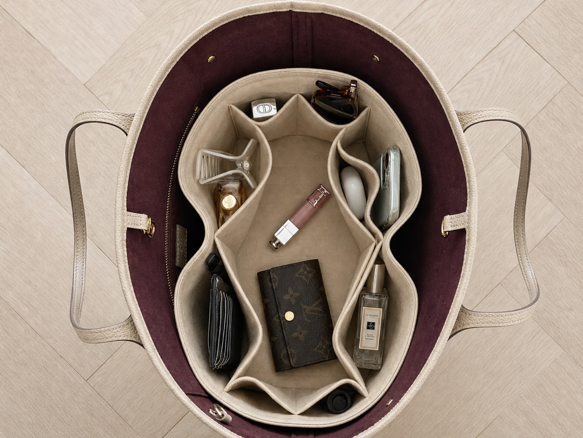 Birkin mit SACCARE™ Inlay – ordentlich organisiert